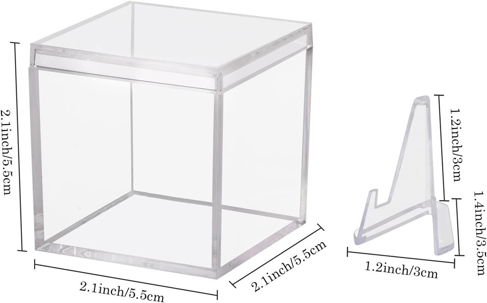 Championship Ring Display Case 3pcs Clear Acrylic Plastic Baseball