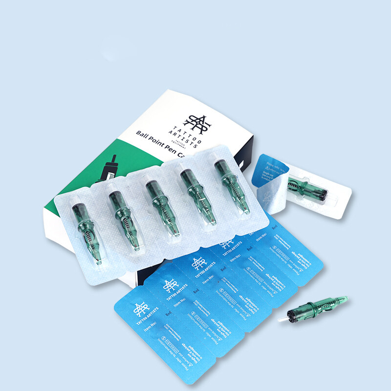 20pcs Ballpoint Tattoo Cartridge Practice Needle Sketch Stippling