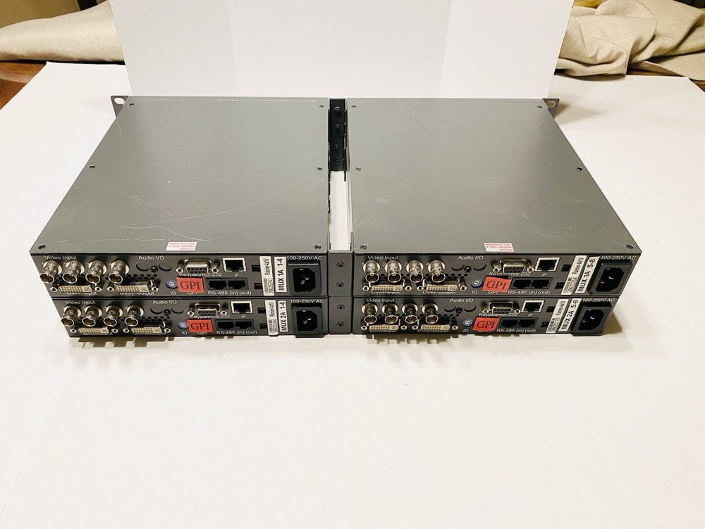 (4) Avitech Rainier 4a1V IP Network DVI MultiViewer UNTESTED, UNKNOWN CONDITION