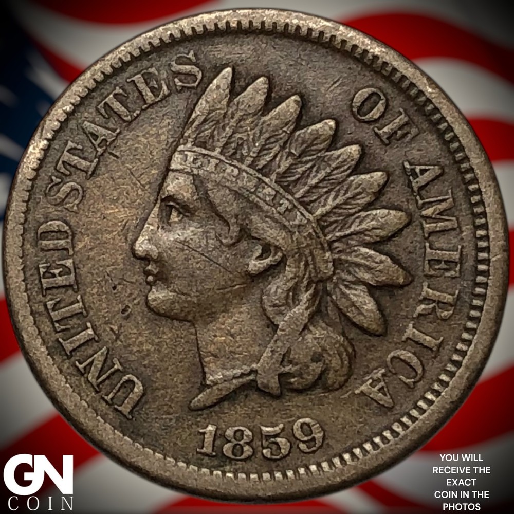 1859 Indian Head Cent Penny Z4247