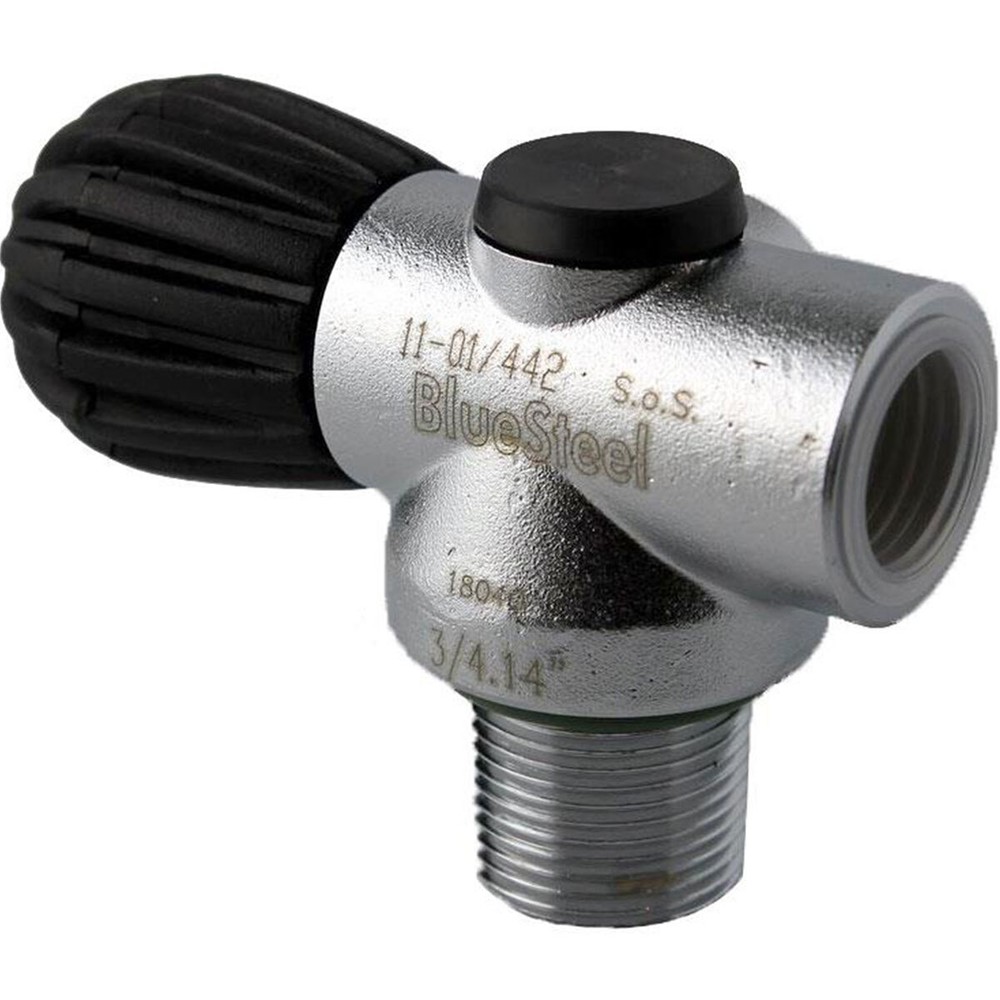 Blue Steel Inline Re-Breather Valve