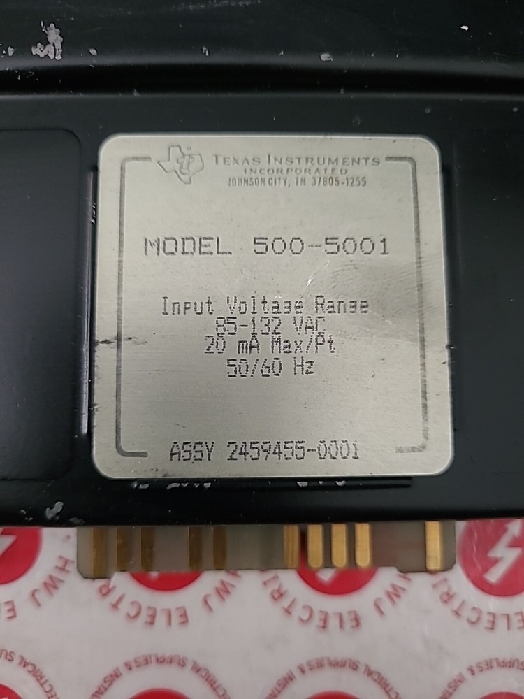 TEXAS INSTRUMENTS 500-5001 INPUT MODULE