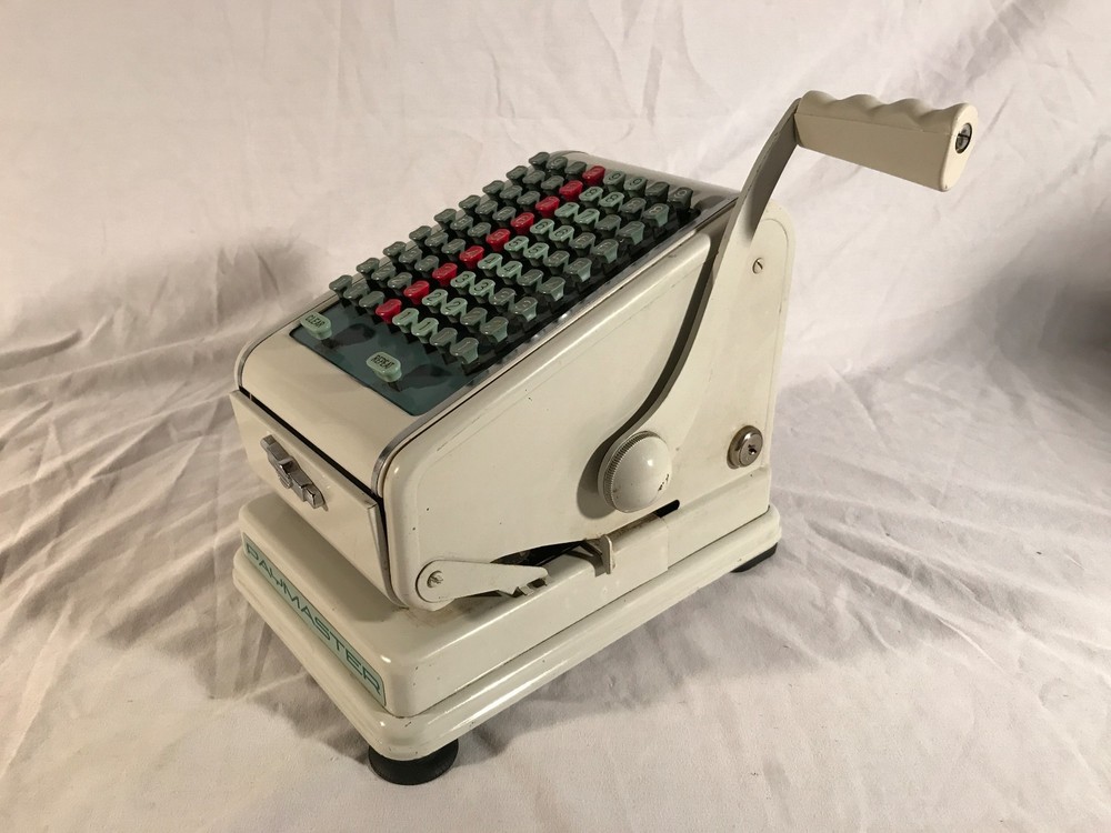 Vintage Paymaster Check Writing Machine Series 700