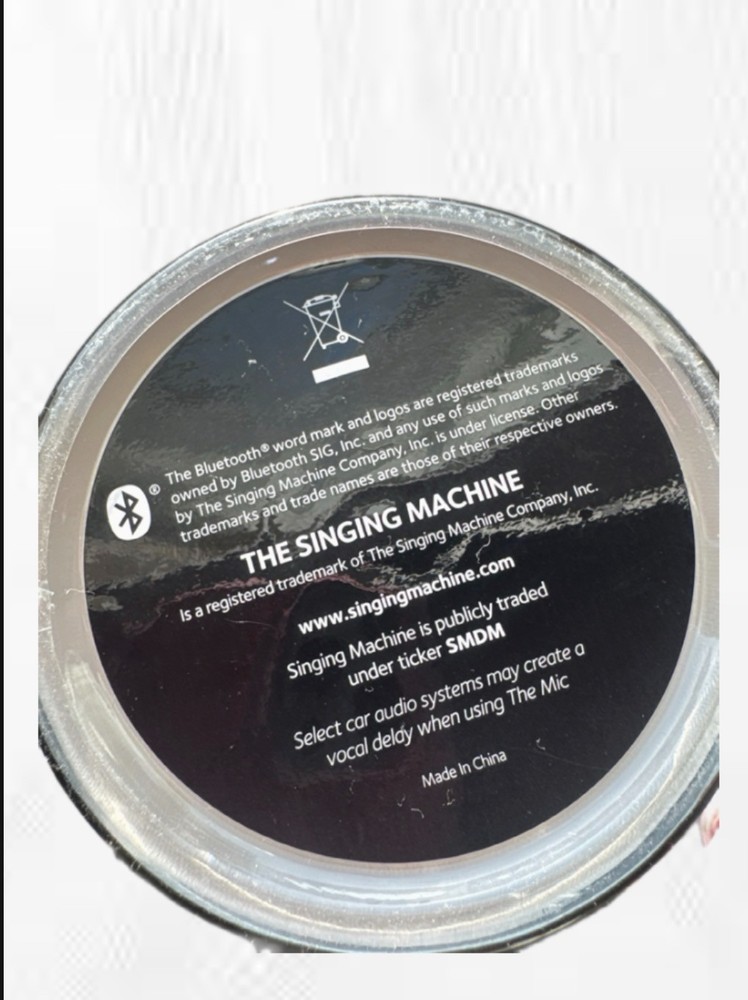 Singing Machine: Carpool Karaoke The Mic (CBC version) Bluetooth microphone