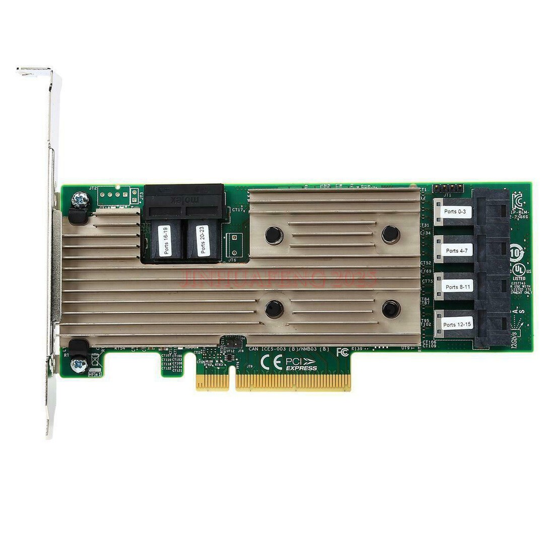LSI Logic 05-25699-00 9305-24i 24-Port SAS 12Gb pci-e 3.0 IT Mode HBA Controller