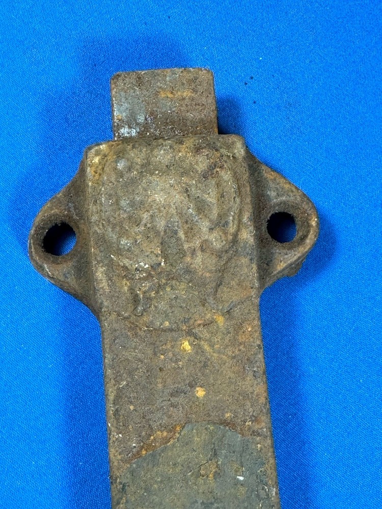 Victorian Door Latch, Spring Loaded ~ Double Entry Door Hardware, No Pull Chain
