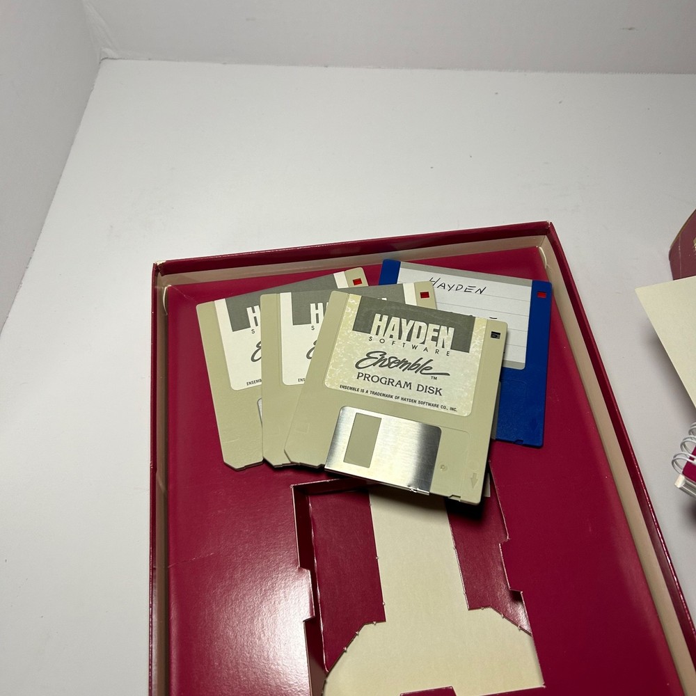 Ensemble for Macintosh Controle X Hayden Software 1985 3.5" Floppy Disk
