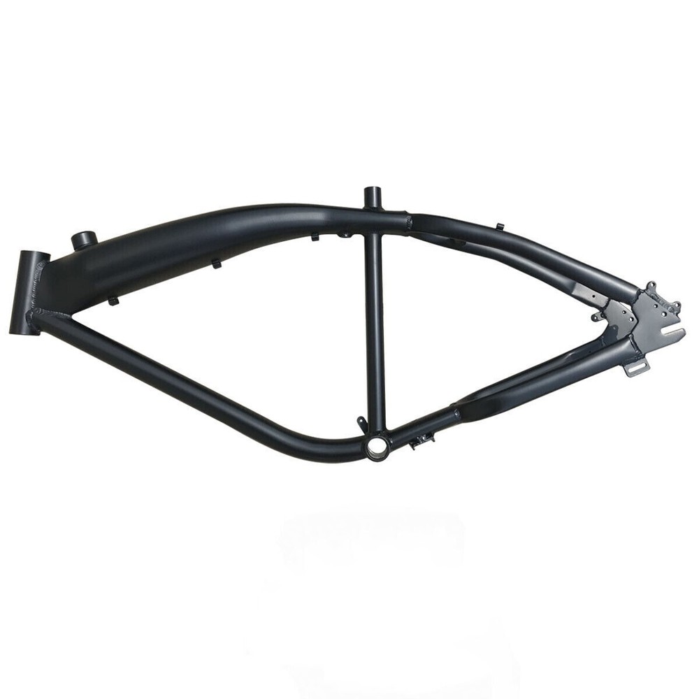 3.4L Black Gas Tank Frame & Conversion Kit Crank Set Bottom Bracket & 26'' Fork