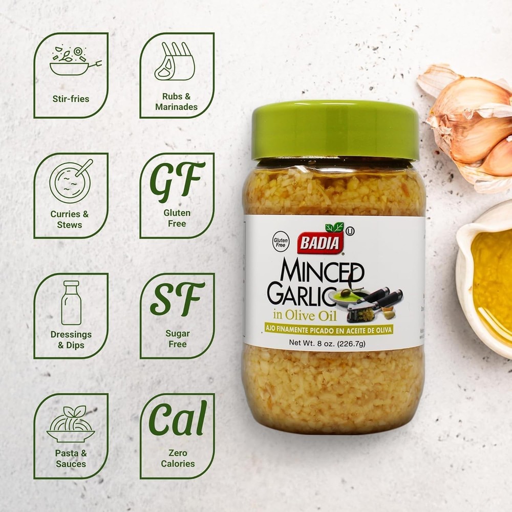 Badia Minced Garlic 8 oz