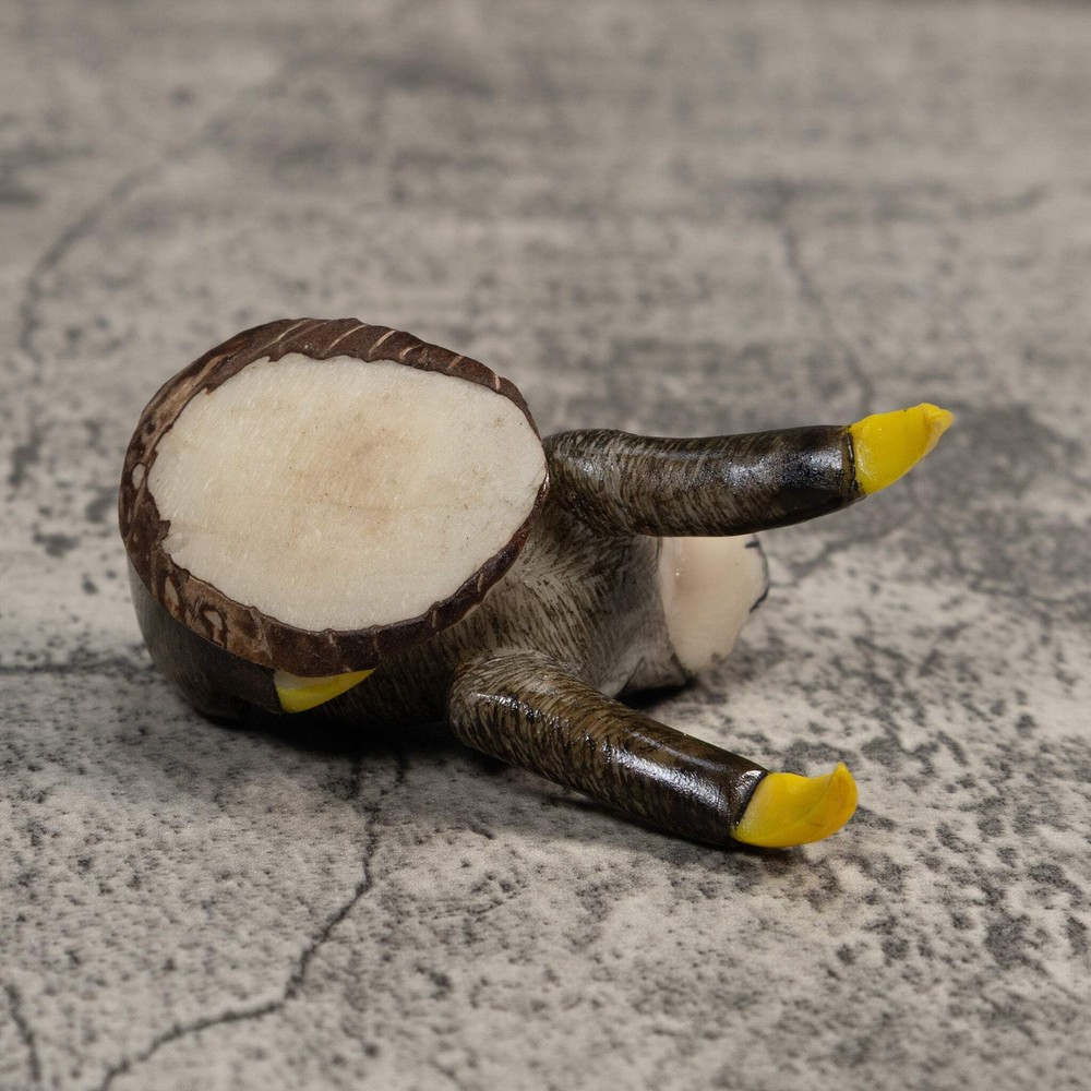 Magnificent Sloth Tagua Carving