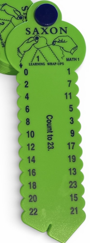 Saxon Math 1 Learning Wrap Up Self Correcting Addition Subtraction Tool w/String