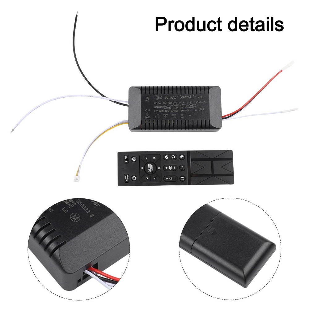 Ceiling Fan Light Remote Control Wireless Dimming Controller Driver Accessories