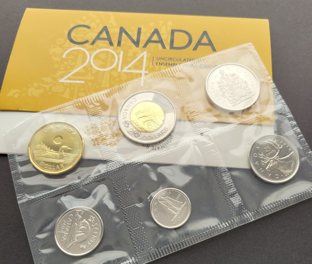 *** 2014 CANADA PROOF LIKE ROYAL MINT SET ***