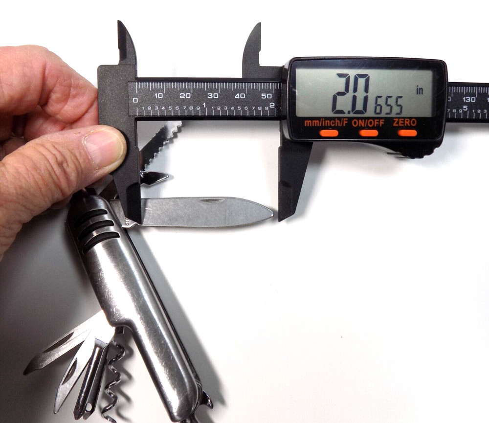 Multi- Function Pocket Knife Stainless Steel 11 features in 1 Sartego