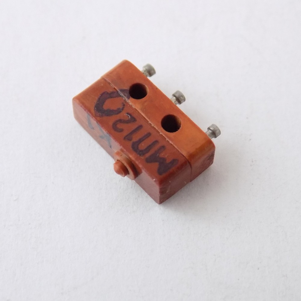 1x MP12 MP-12V (МП-12В) Microswitch 36V 0.5A Push Button USSR