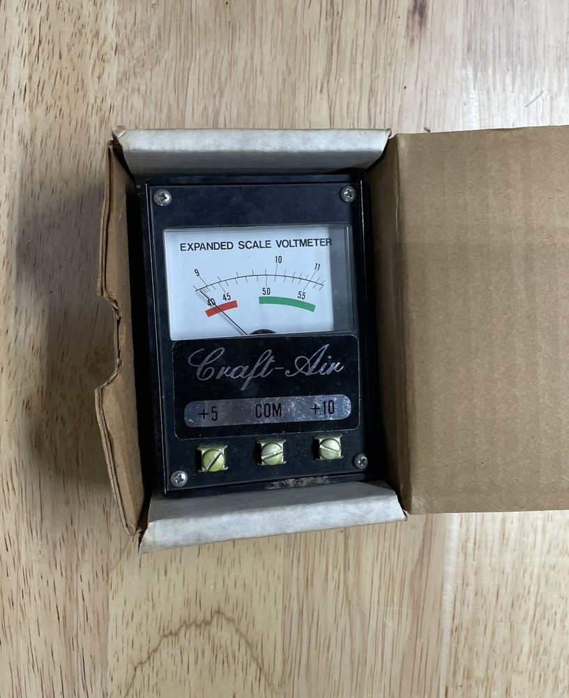 Vintage Craft Air Expanded Scale Voltmeter
