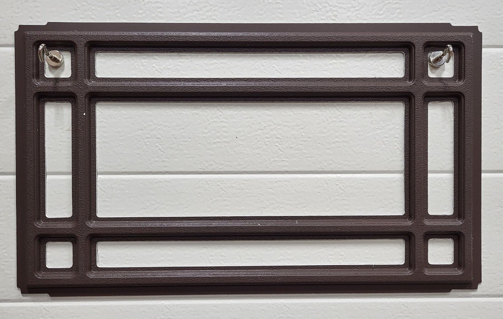 CLOPAY Prairie 510 Replacement Window Inserts /Short Panel Garage Door CHOCOLATE