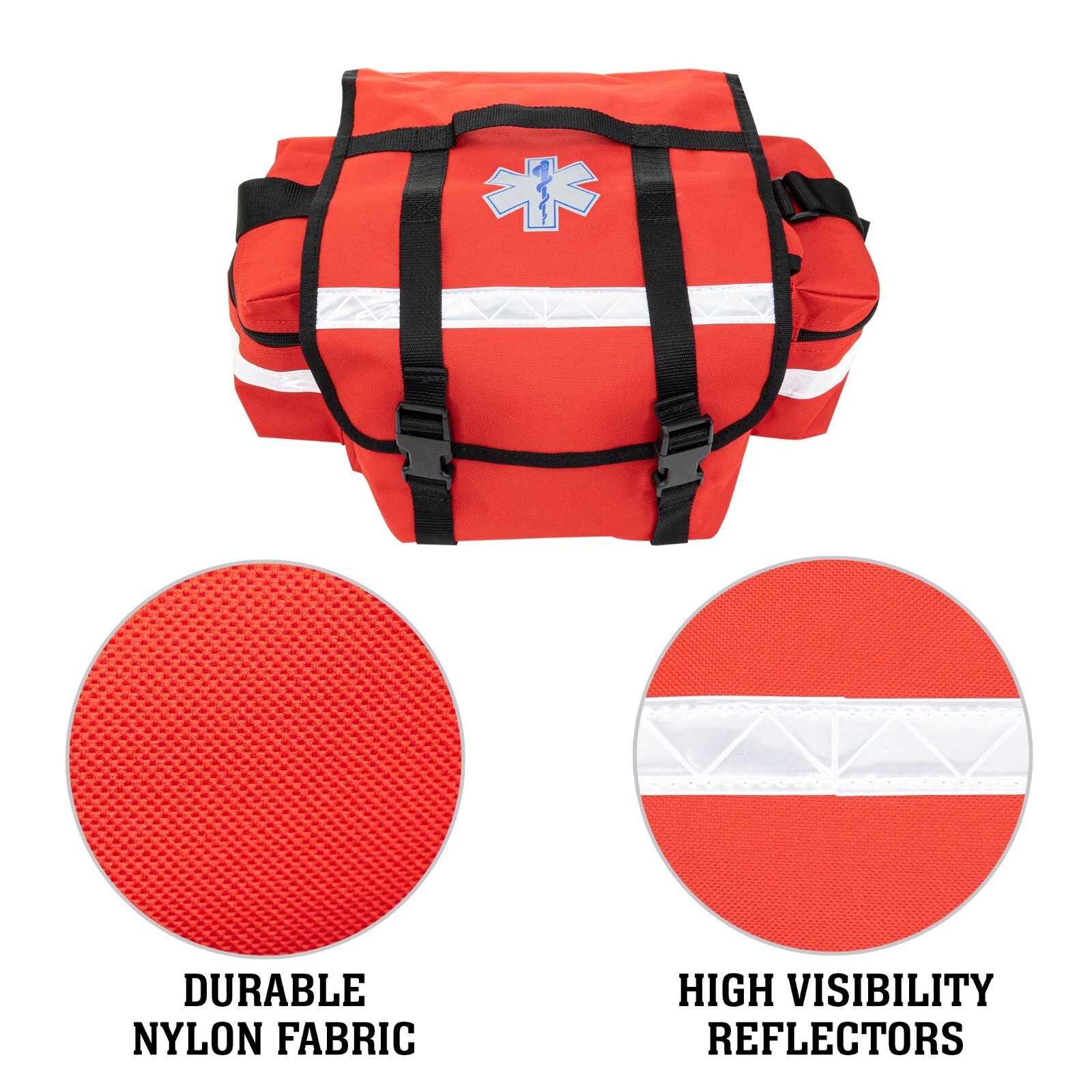 LINE2design First Aid Kit - Paramedic Rescue Emergency First Responder Kit - Red