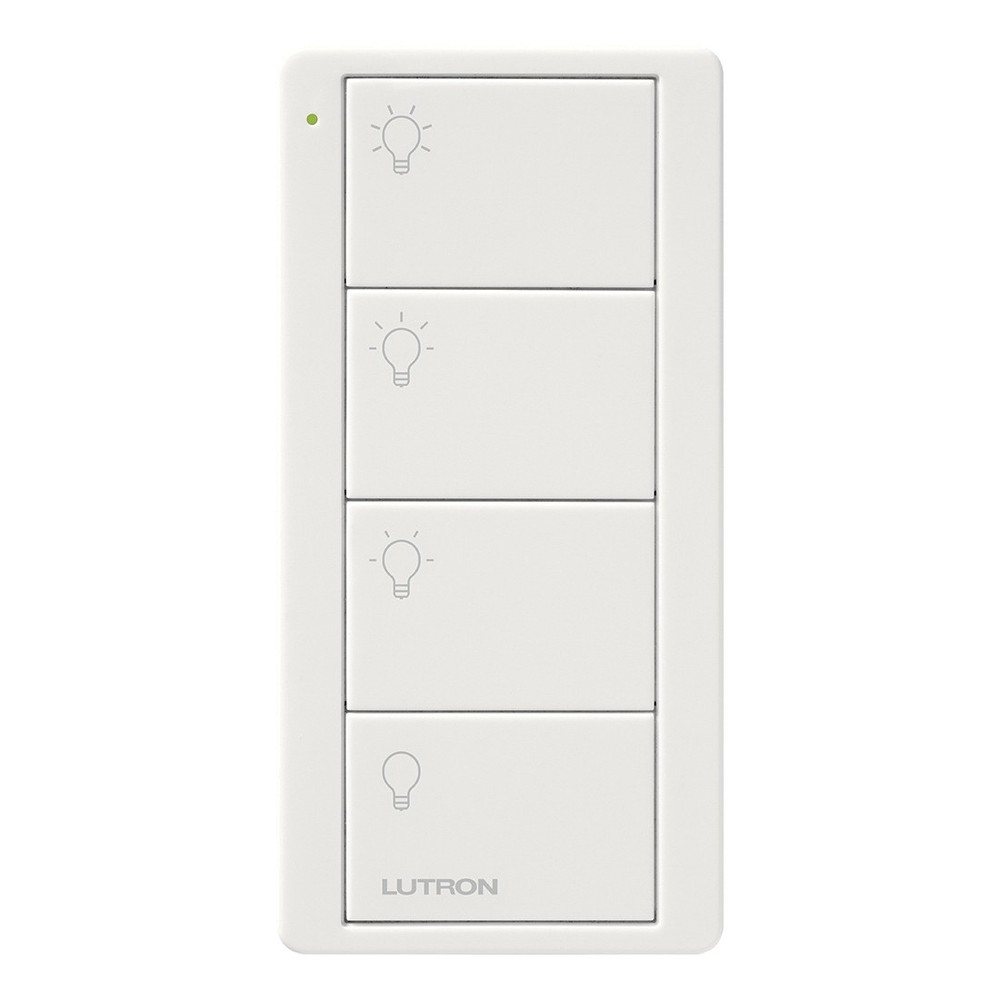 Lutron PJ2-4B-GWH-L31 Wireless Remote Control 4-Button White 3V DC