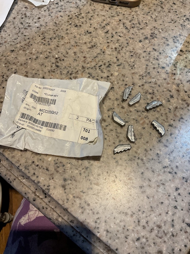 Genuine OEM Ski-Doo 420852070 KEY CLAMP Quantity (7)
