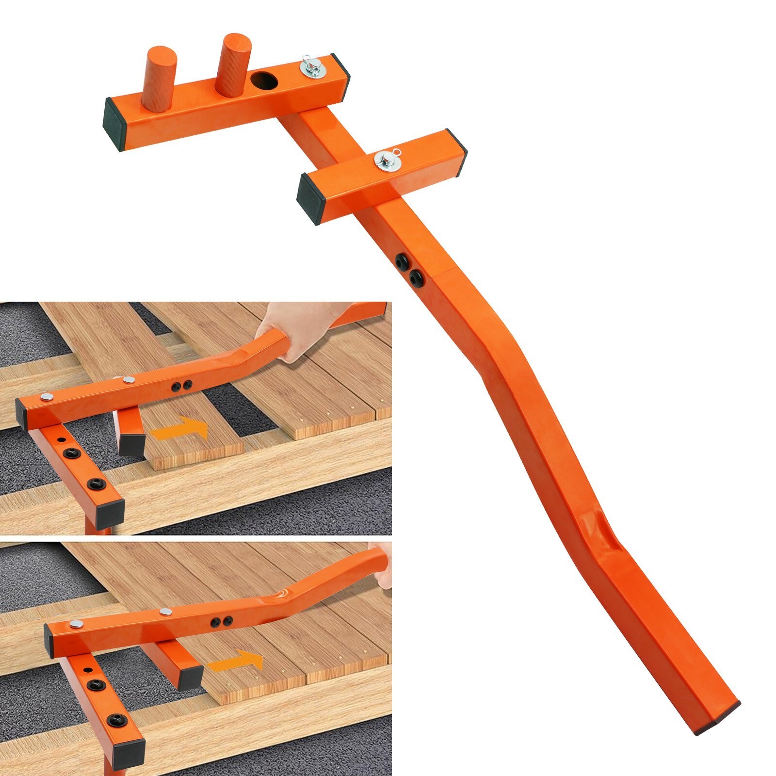 Deck Straightening Tool Steel Adjustable Deck Tool Removable Storage Deck Tool