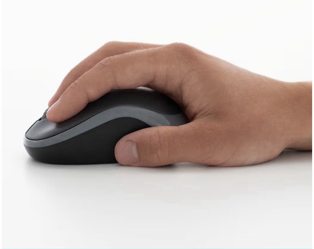 Logitech Wireless Keyboard & Mouse Bundle Black USB Receiver QWERTY