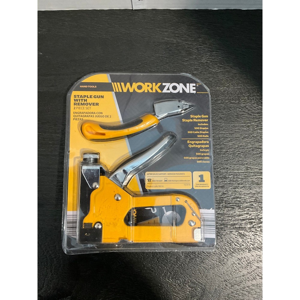 Sealed Work Zone Staple Gun with Remover