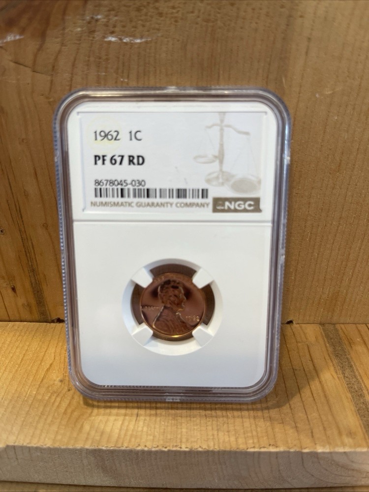 1962 Lincoln Cent 1C NGC PF67 RD