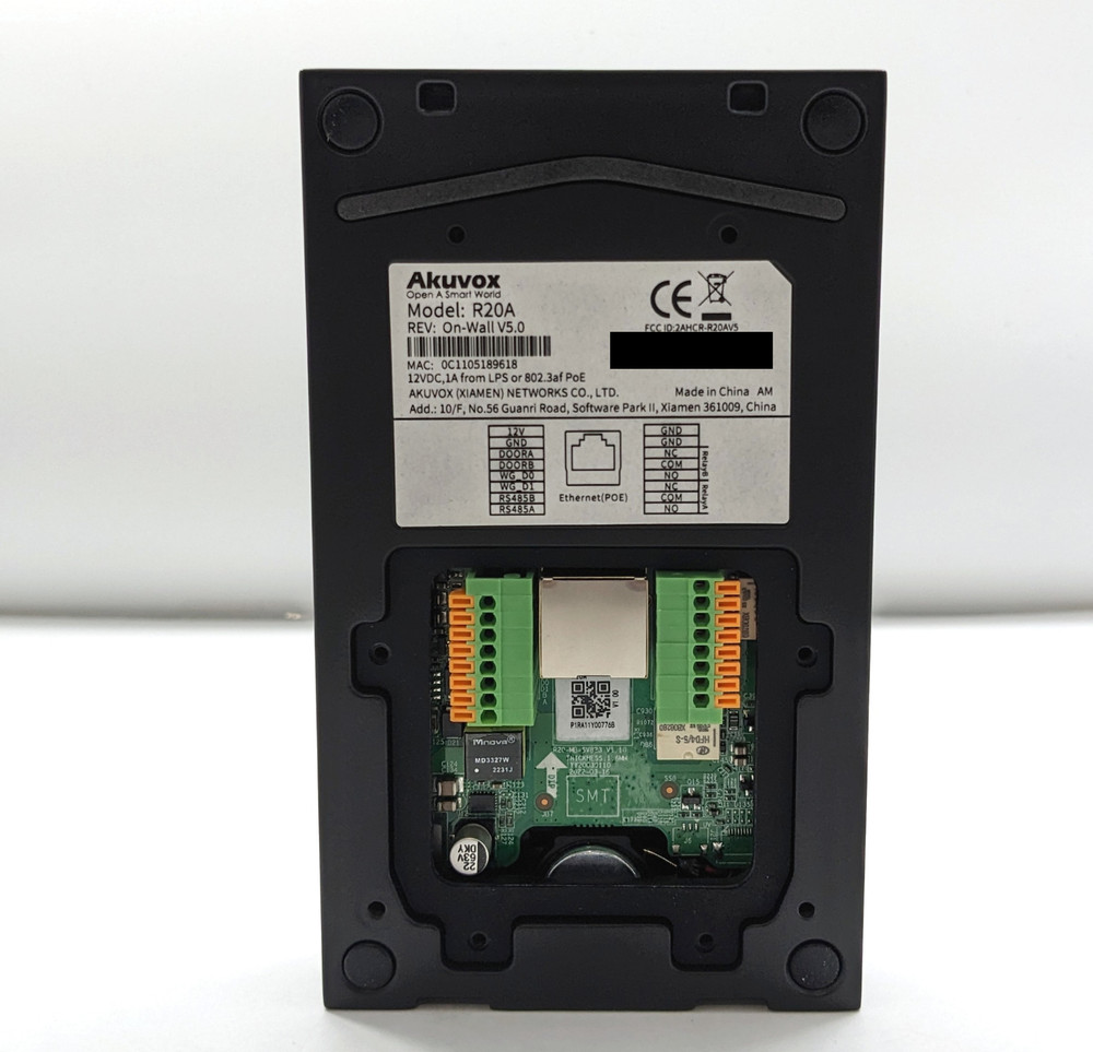 Akuvox R20A SIP Video Intercom w/ On-wall Installation Bracket