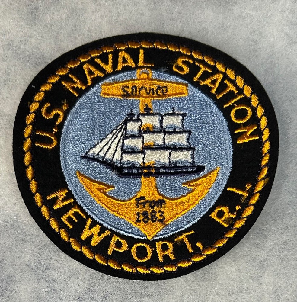 USN Naval Station Newport Rhode Island Patch