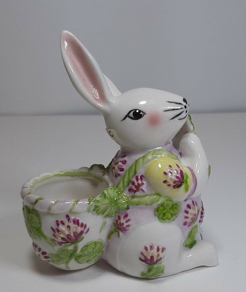 Rabbit with Gerla Egg VILLEROY & BOCH Easter cm 10 with Box