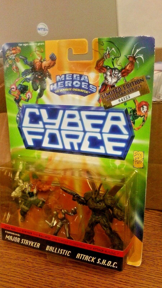 MEGA HEROES CYBER FORCE CODE RED #04323 LIMITED EDITION SET NEW IN PACKAGE
