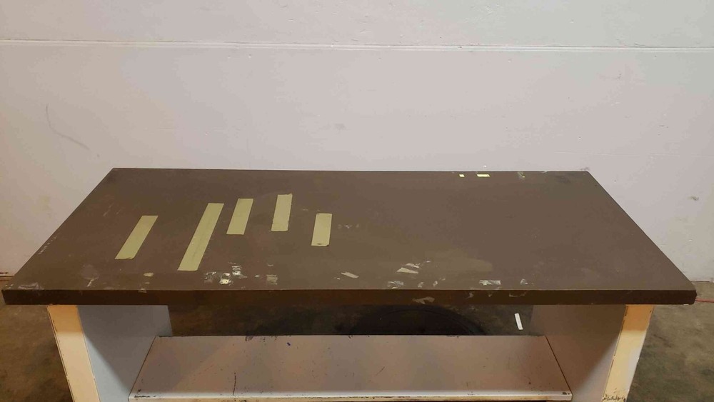 6' Brown and Gray Lab Table(1367AA)
