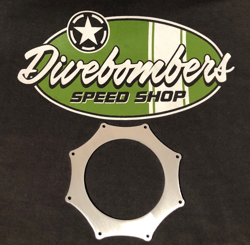 3.5” Aluminum Exhaust Ring Panel For Fender Exit