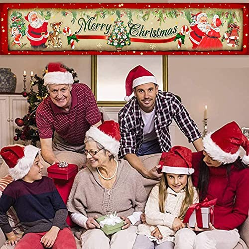 Vintage Christmas Decorations Outdoor Yard Sign Vintage Merry Christmas Banner