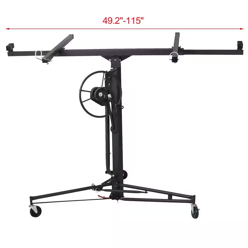 16 Ft. Drywall Panel Lifter, Drywall Panel Hoist, Jack Lifter Jack Rolling Caste