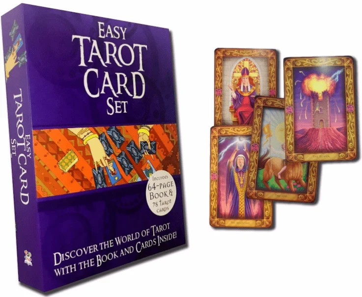 The Easy Tarot Kit: 64 Page Book and 78 Cards Deck