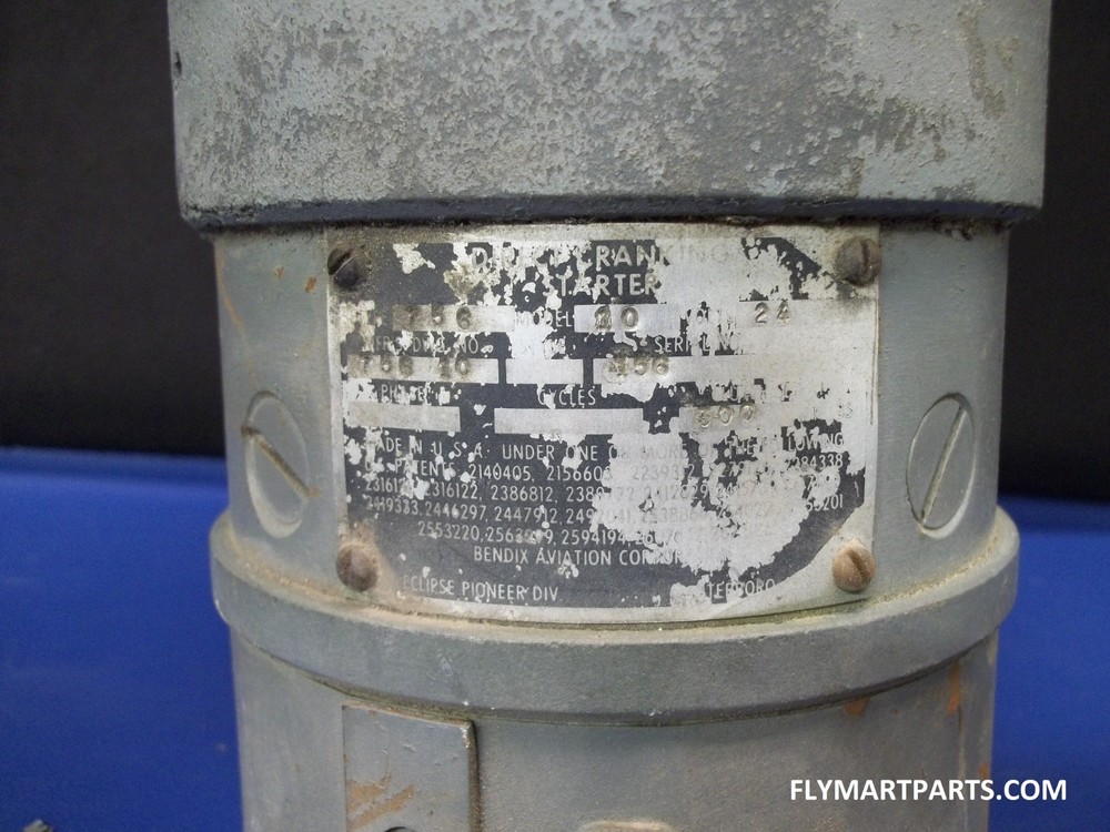 BENDIX ECLIPSE DIRECT CRANKING STARTER 24V | PN 756-10 | AIRCRAFT