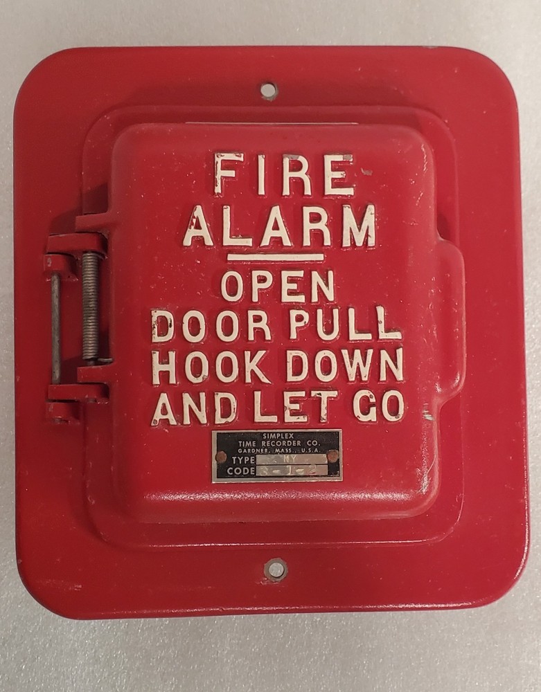 Simplex Time Recorder Co.  Mechanical Fire Alarm Station Code Wheel 3-1-2