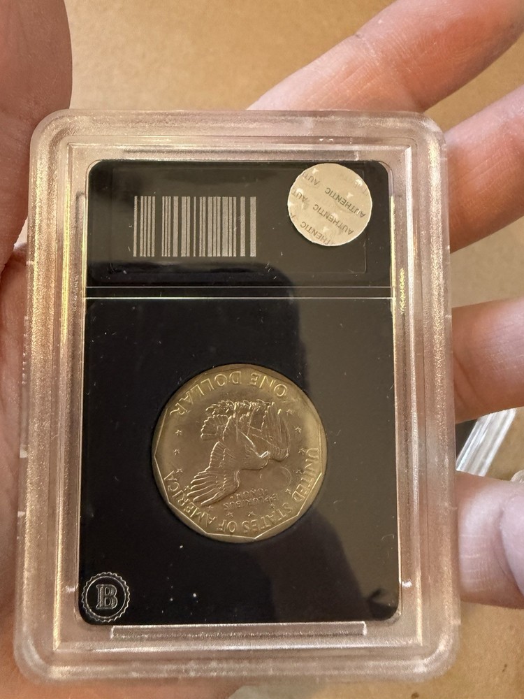 1979 Authenticated Brilliant Uncirculated Susan B Anthony Dollar