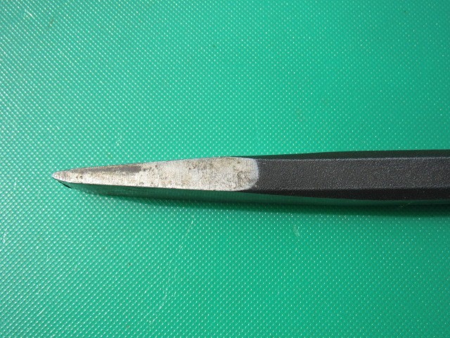 SNAP ON 1/2" PPC816 FLAT TIP CHISEL 6" LENGTH UNDERLINE LOGO PPC816A USED