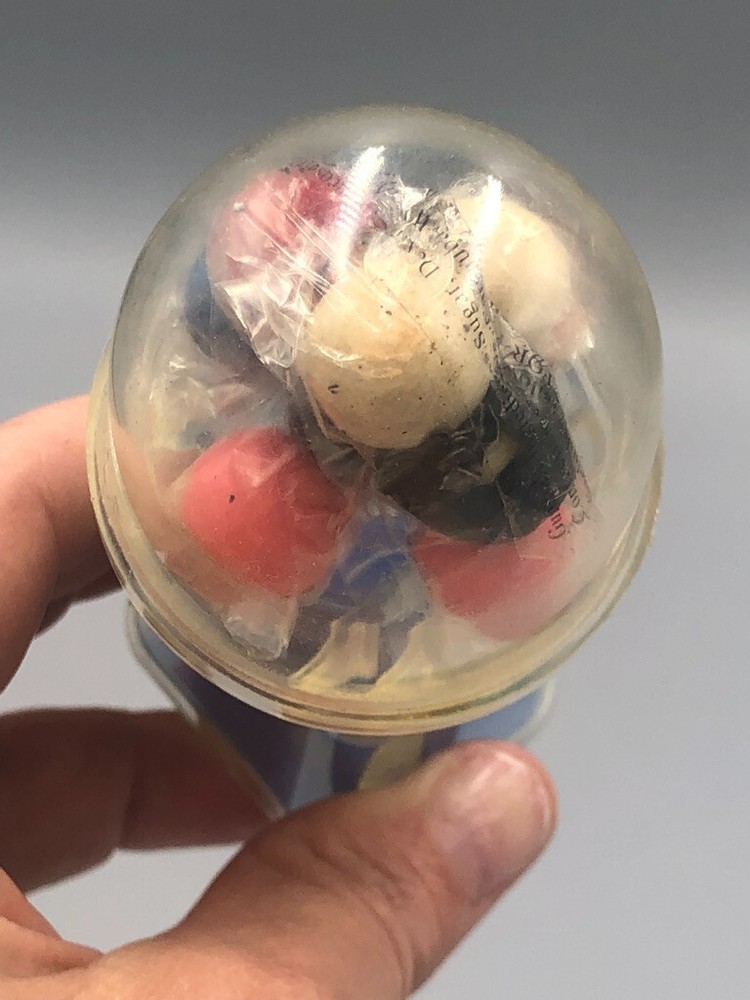 1990s Full FLIX BUBBLE GUM Machine CANDY CONTAINER Vintage