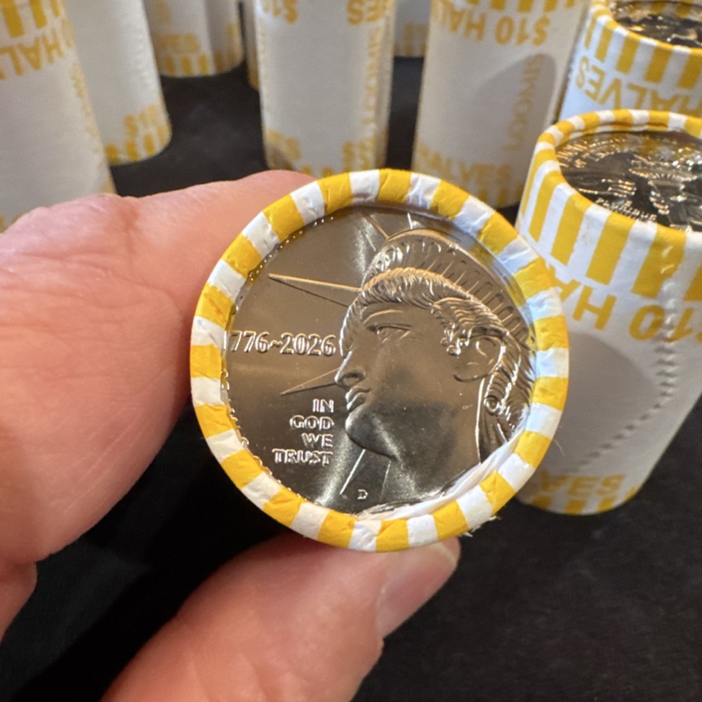2026 D Semiquincentennial Half Dollar Roll Uncirculated