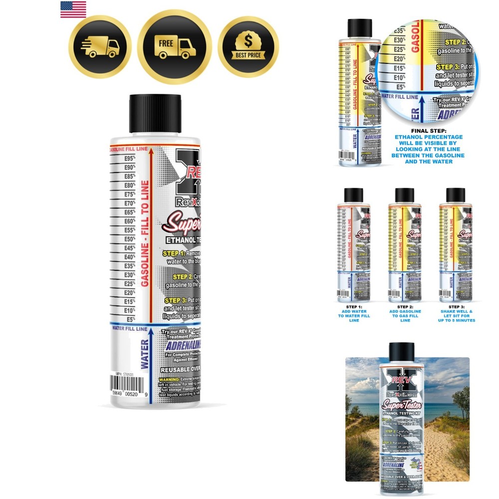 E85 Super Tester - Reusable Gasoline Ethanol Testing Kit