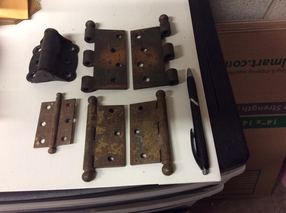 2 Pairs & 2 Seperate Vintage Hinges - Very Good