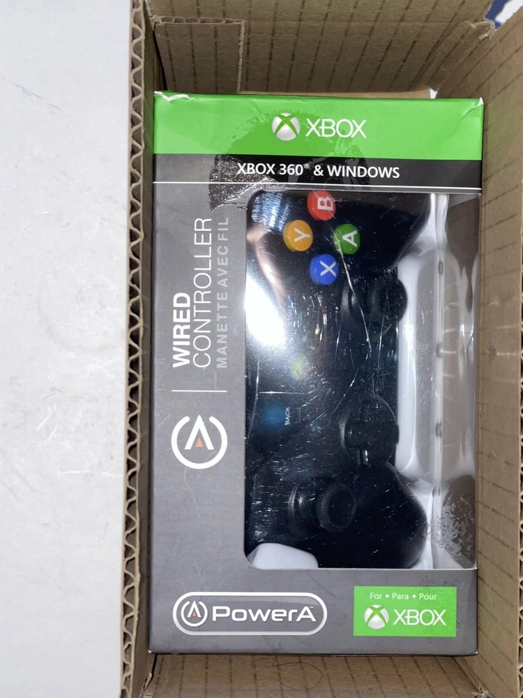 PowerA Genuine Xbox 360 Wired Controller - Black, USB