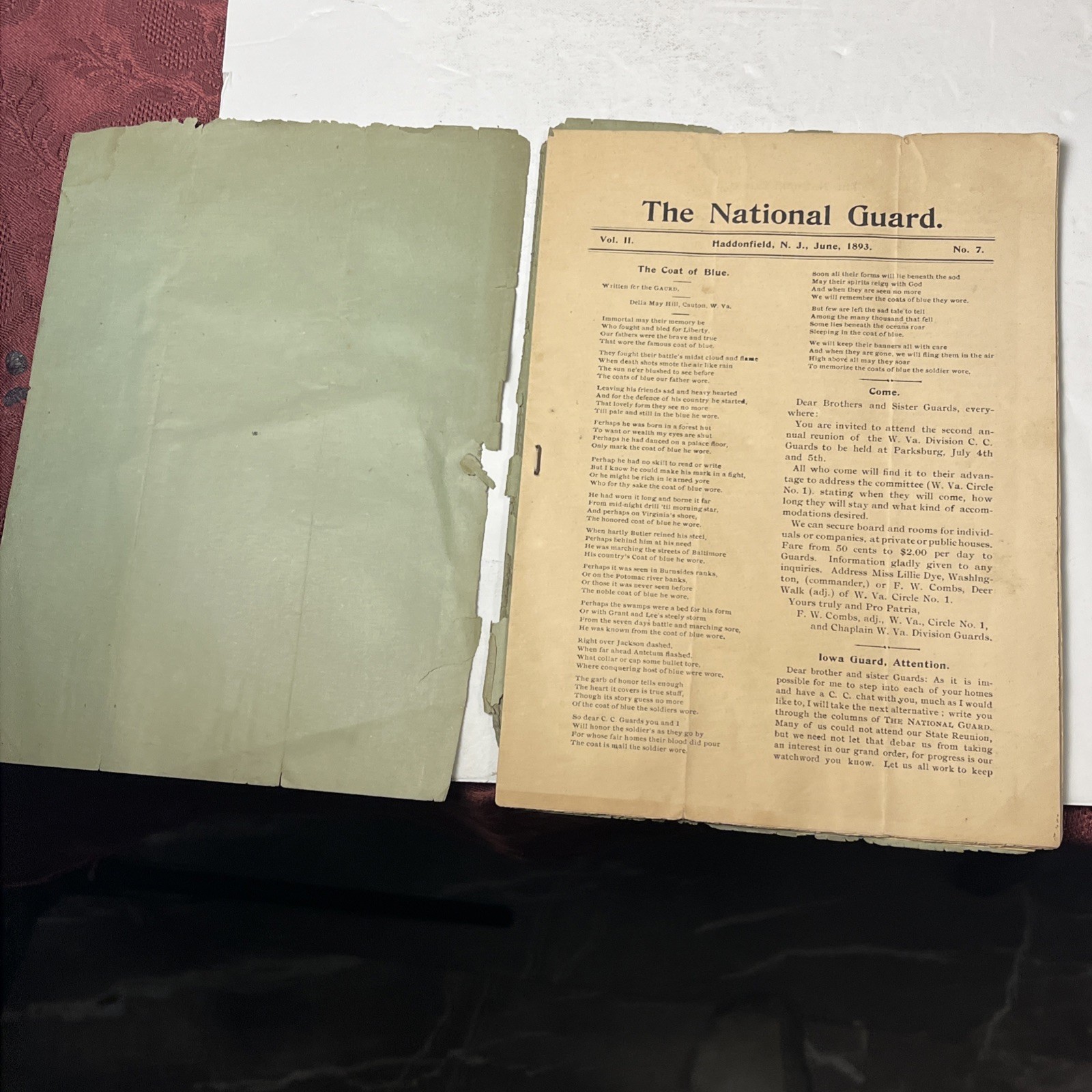 1898 Manual of Guard Duty, United States Army - See Pictures*