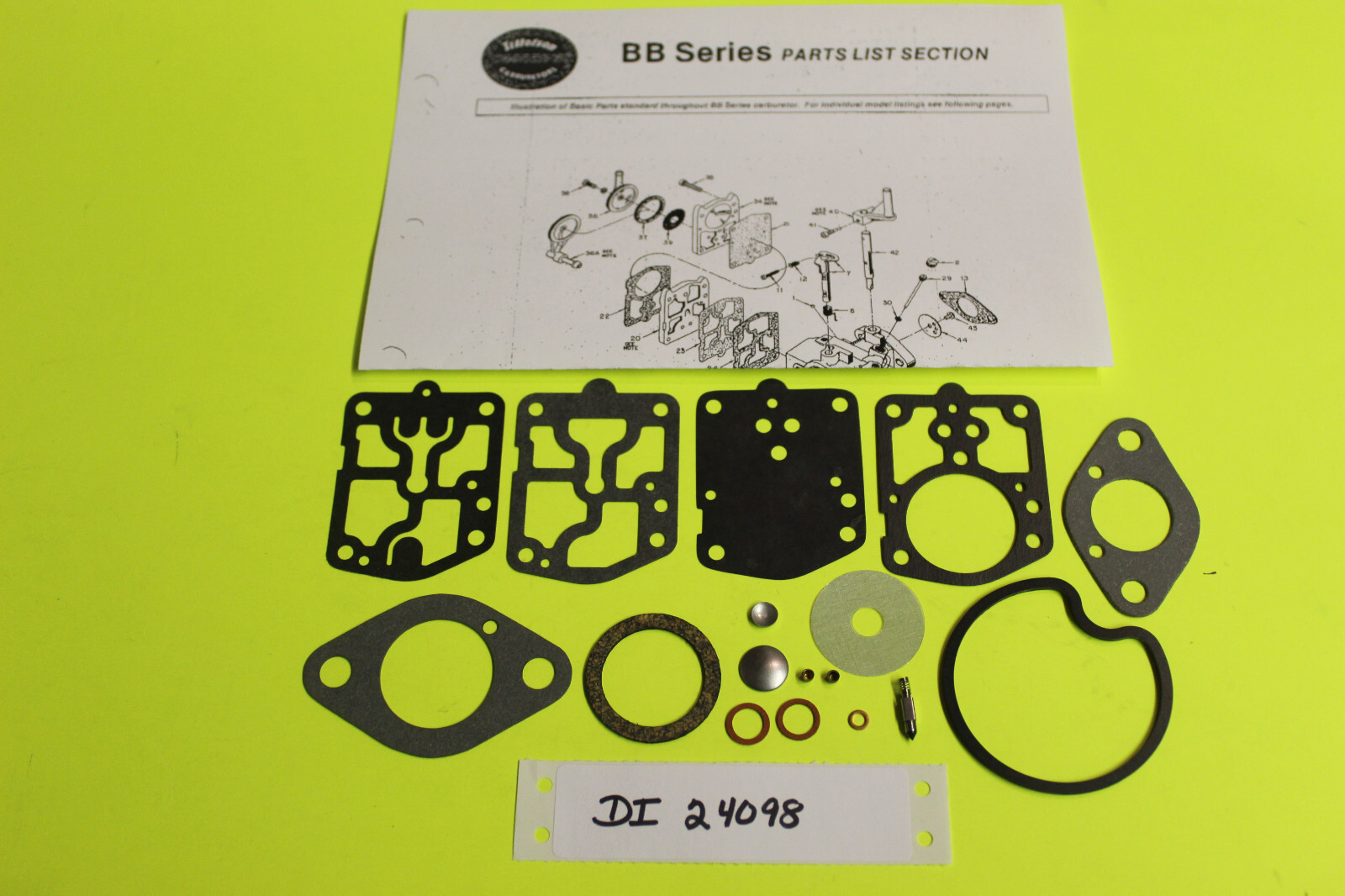 Mercury Outboard 7.5 9.8 HP Carburetor Tillotson BB1A BB1B BB2A BB2B Carb Kit