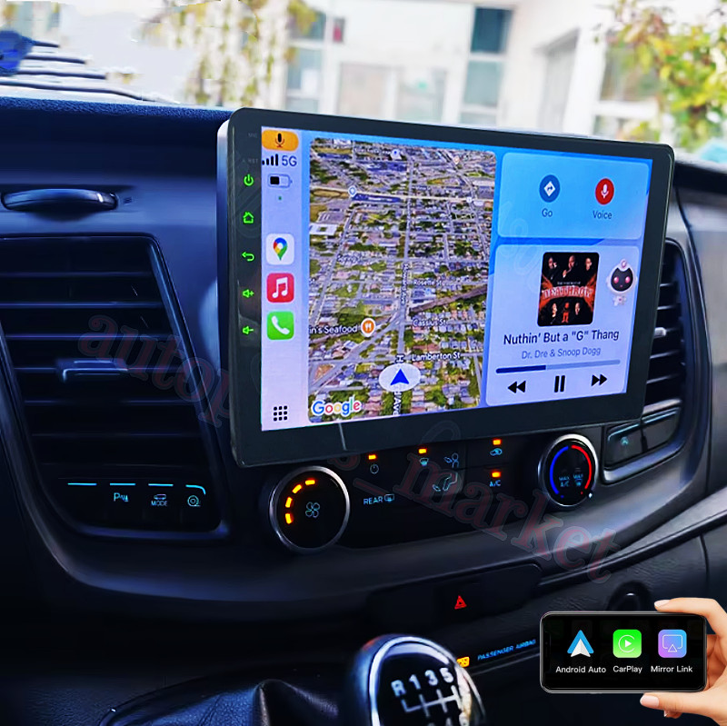 For 2020-2024 Ford Transit 150 250 350 10.1" Carplay FM GPS Dash Radio BT NAVI