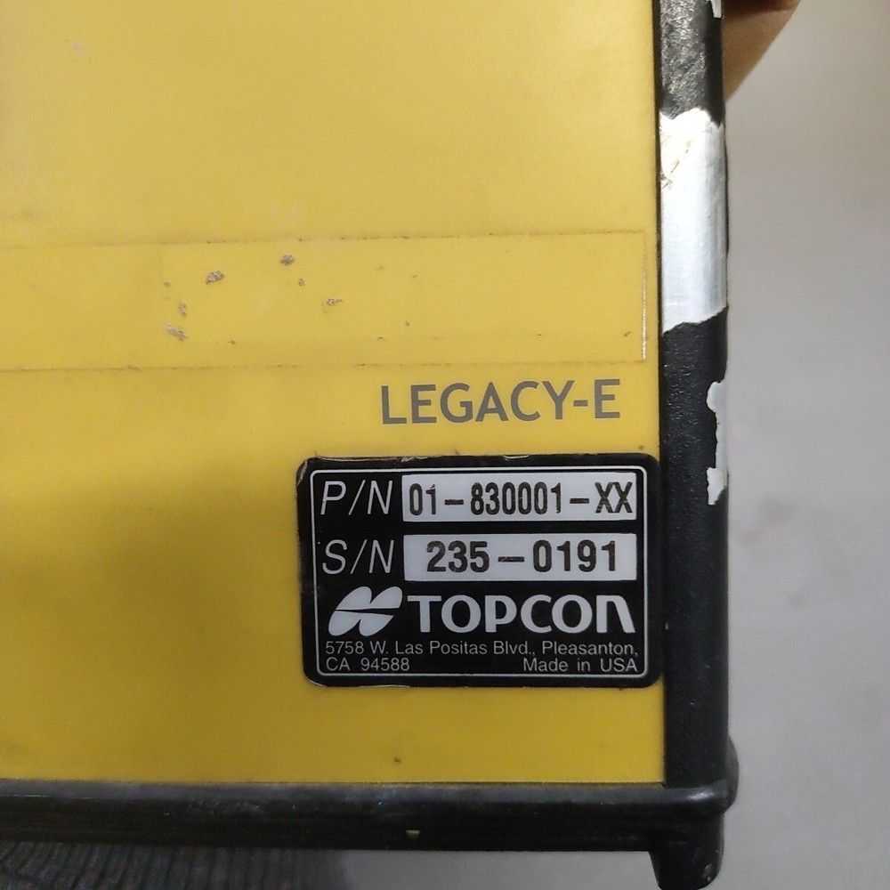 Topcon Legacy E GPS Radio Receiver As Is Untested